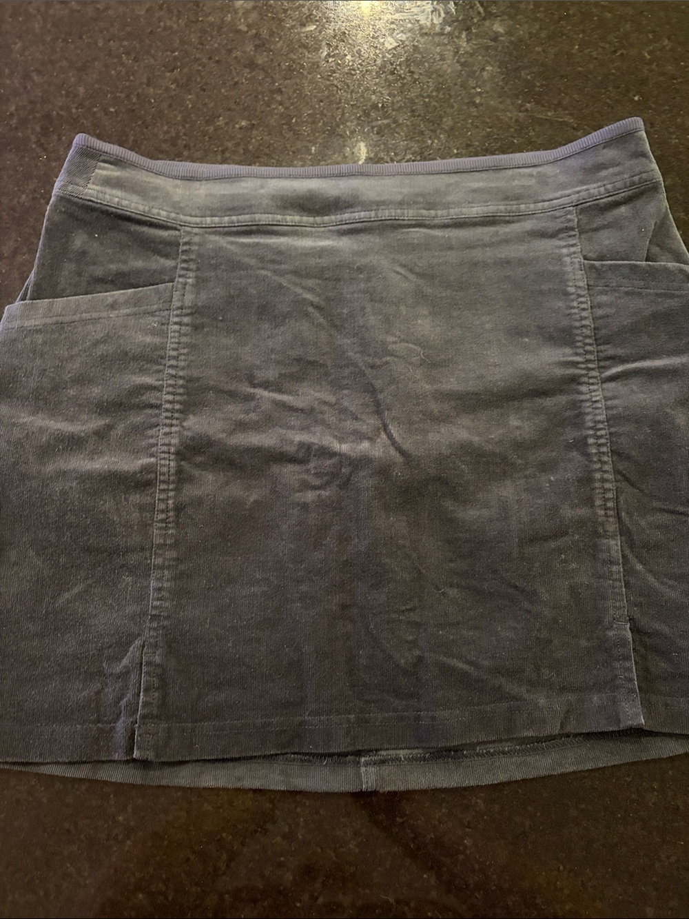 Kuhl Grey Corduroy Mini Skirt